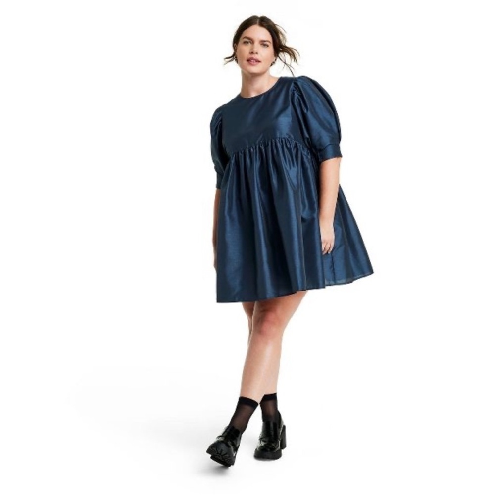 Kika Vargas x Target Navy Blue Mini Dress S